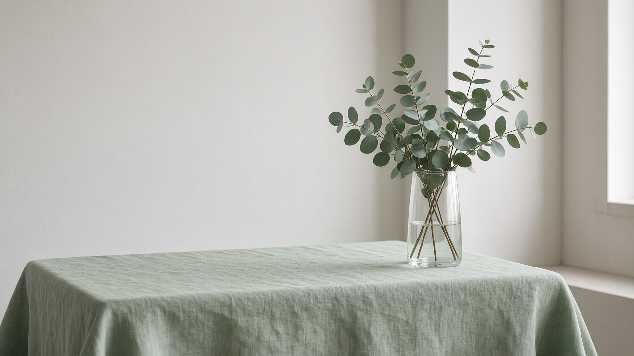Eucalyptus and sage cloth