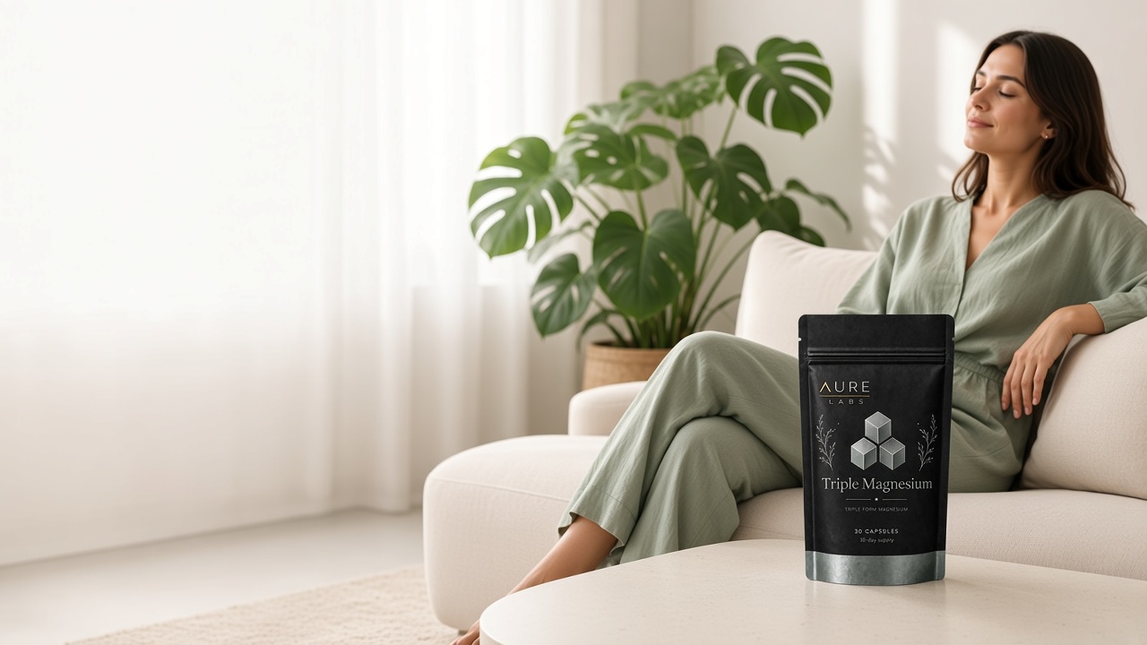The house in the evening with Triple Magnesium